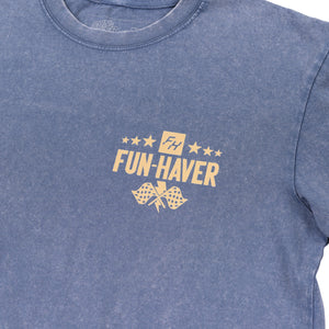 quality vintage blue t shirt