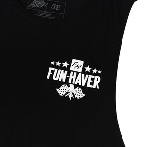 Fun-Haver Full Time Fun Black Tank Top - Detail Image 2