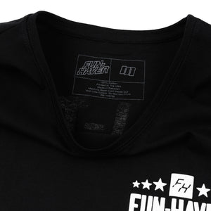 Fun-Haver Full Time Fun Black Tank Top - Detail Image 5