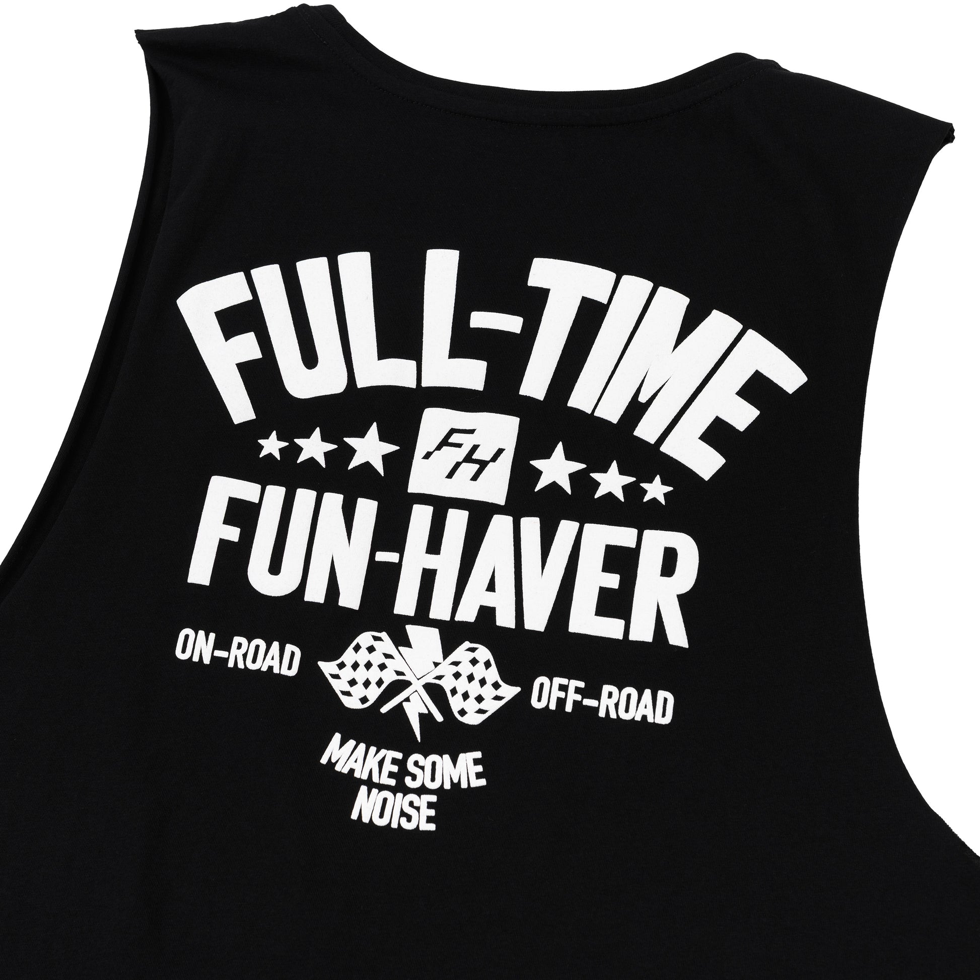 Fun-Haver Full Time Fun Black Tank Top - Detail Image 1