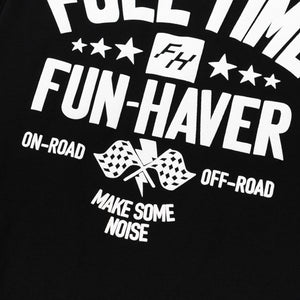 Fun-Haver Full Time Fun Black Tank Top - Detail Image 3