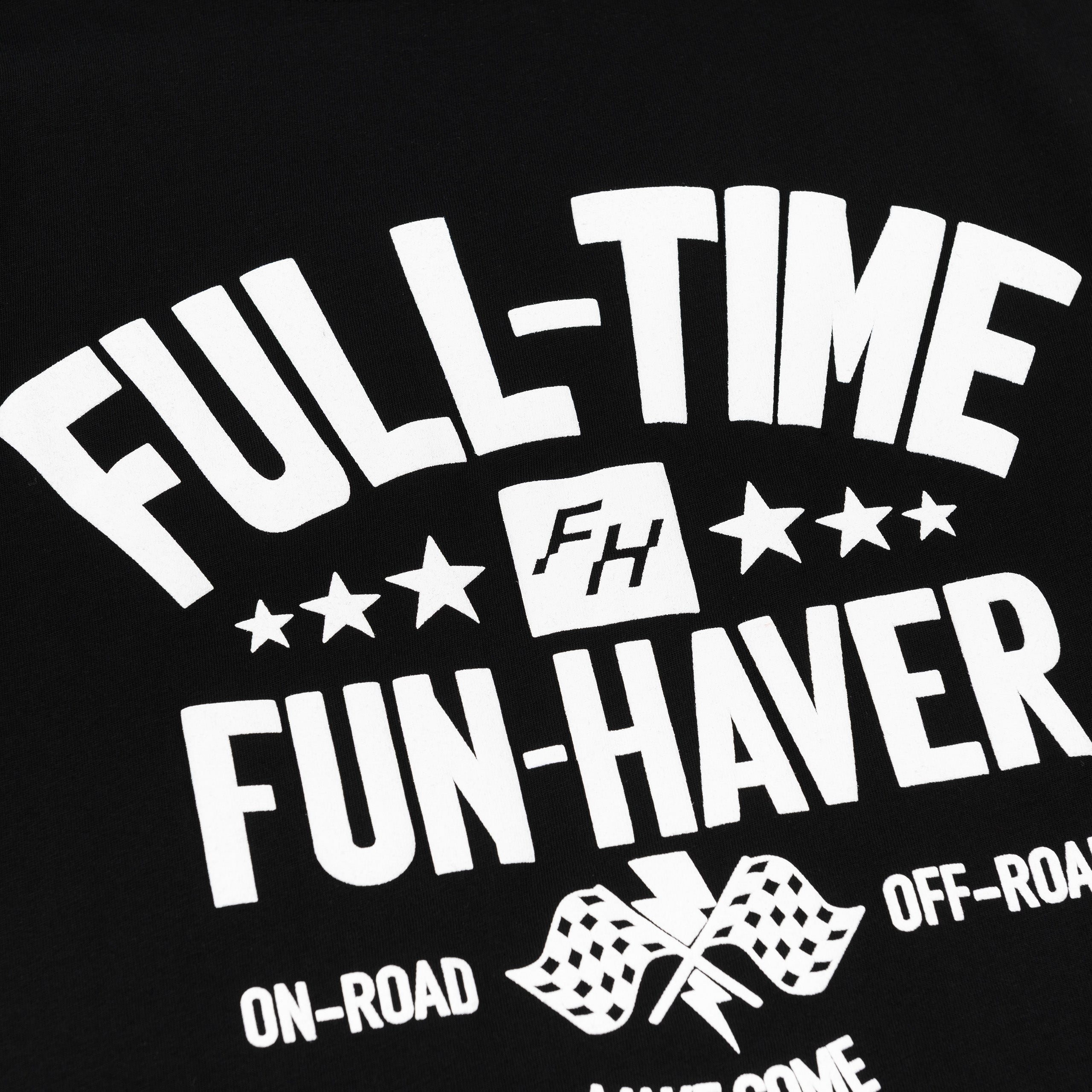 Fun-Haver Full Time Fun Black Tank Top - Detail Image 4