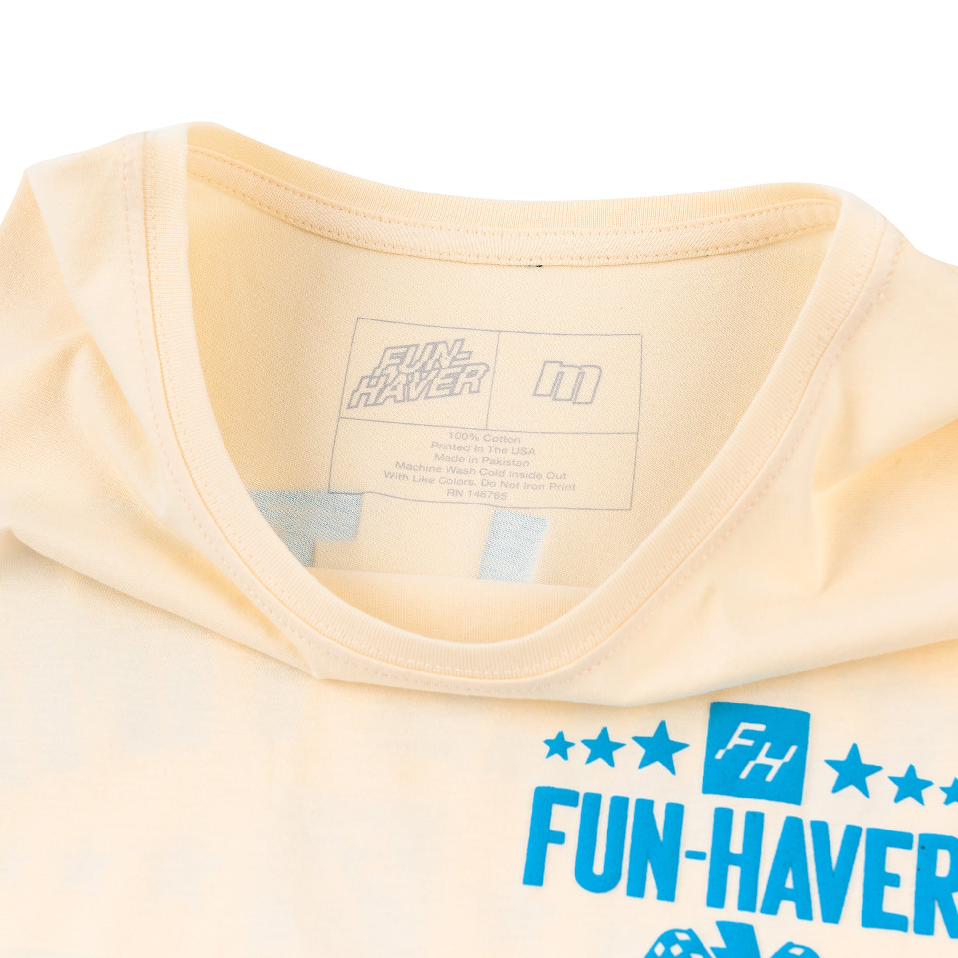 Full Time Fun Ecru Tank | Muscle-Tee by Fun Haver