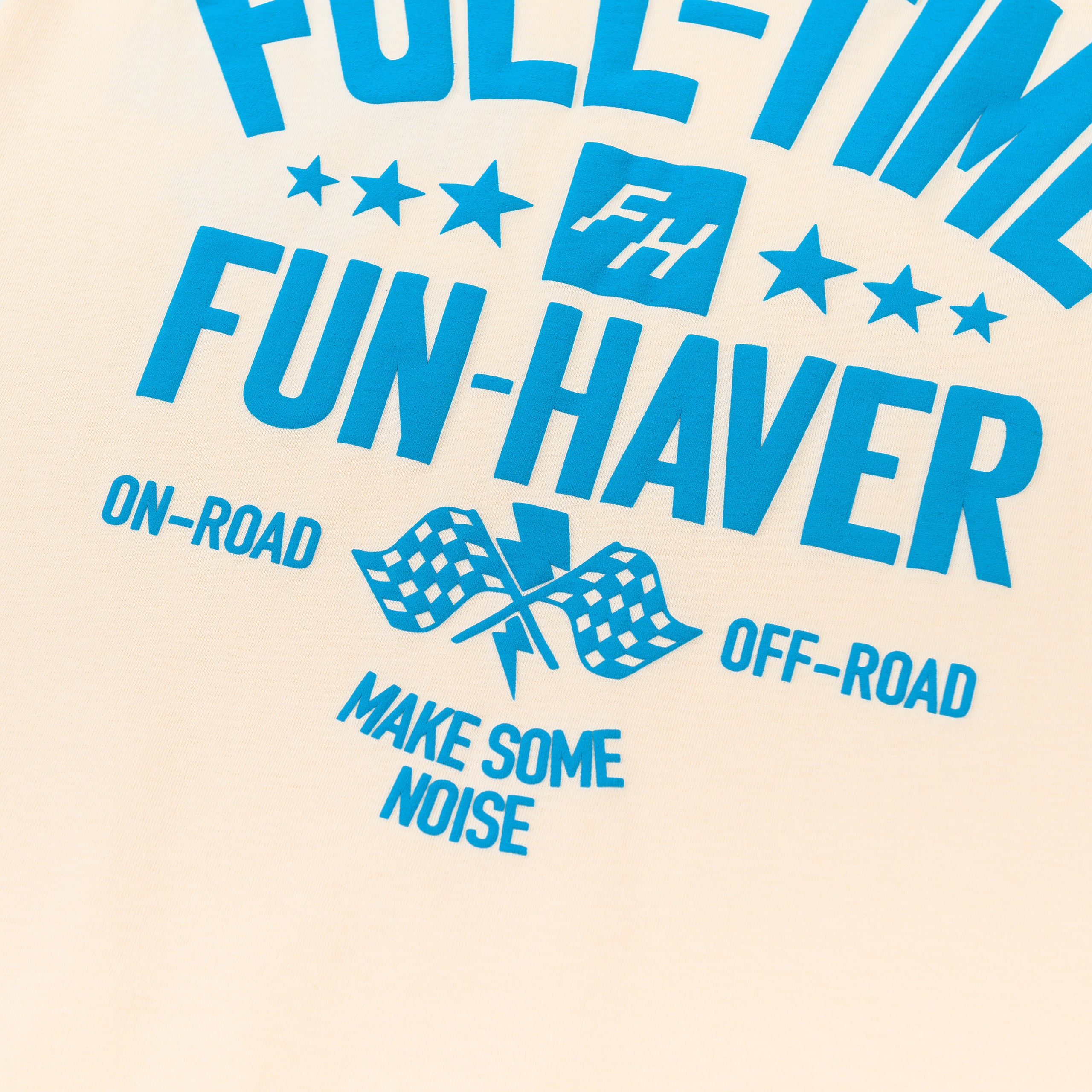 Full Time Fun Ecru Tank | Muscle-Tee by Fun Haver