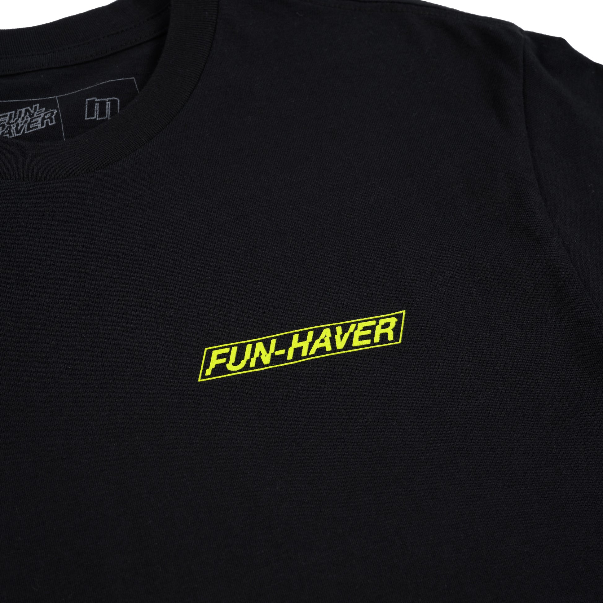 Fun-Haver LimeLight 3M Black Tee - Detail Front 2