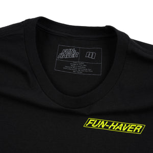 Fun-Haver LimeLight 3M Black Tee - Detail Front 1