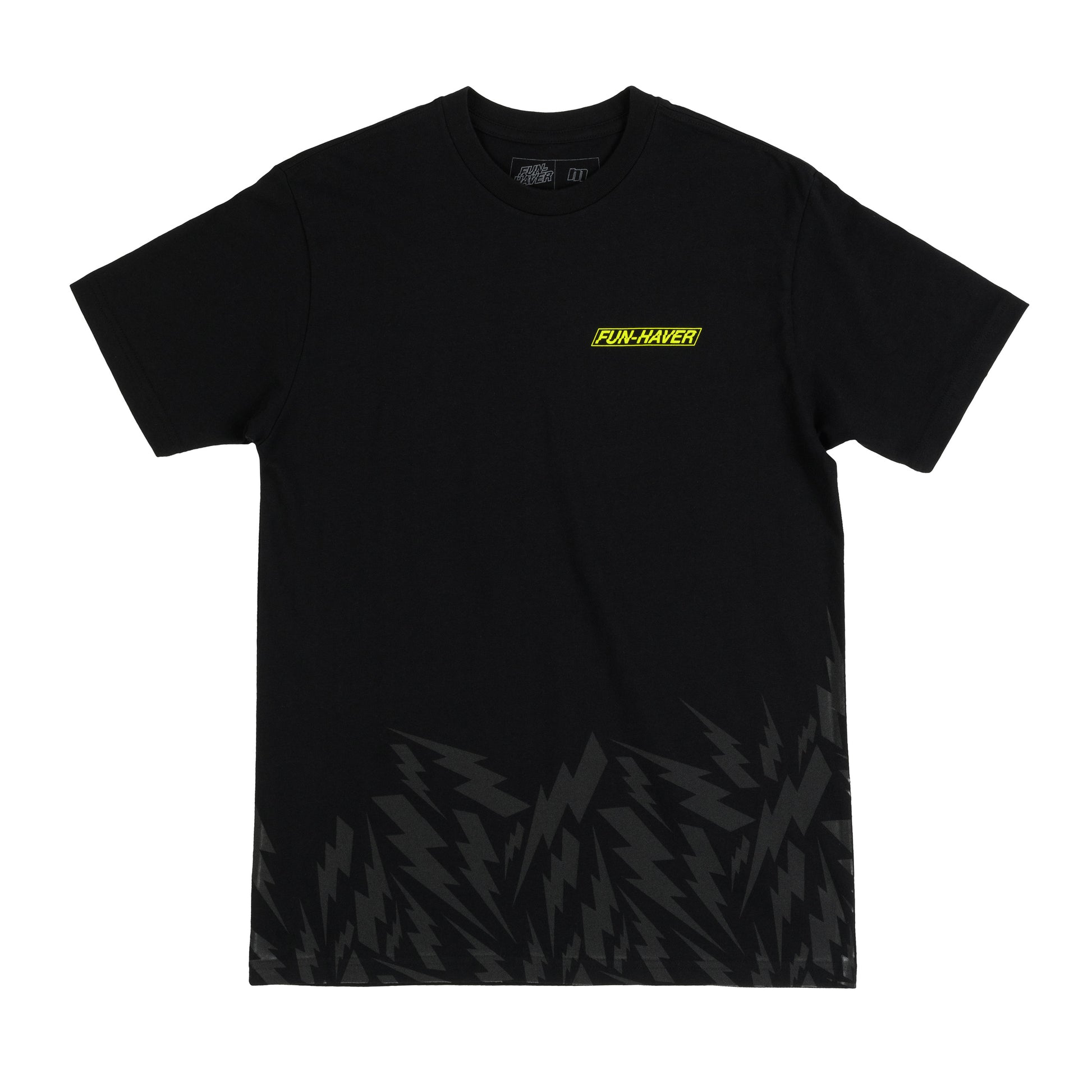 Fun-Haver LimeLight 3M Black Tee - Front Dark