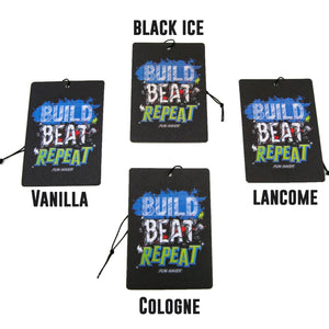 Build Beat Repeat Car Air Freshener | Fun Haver