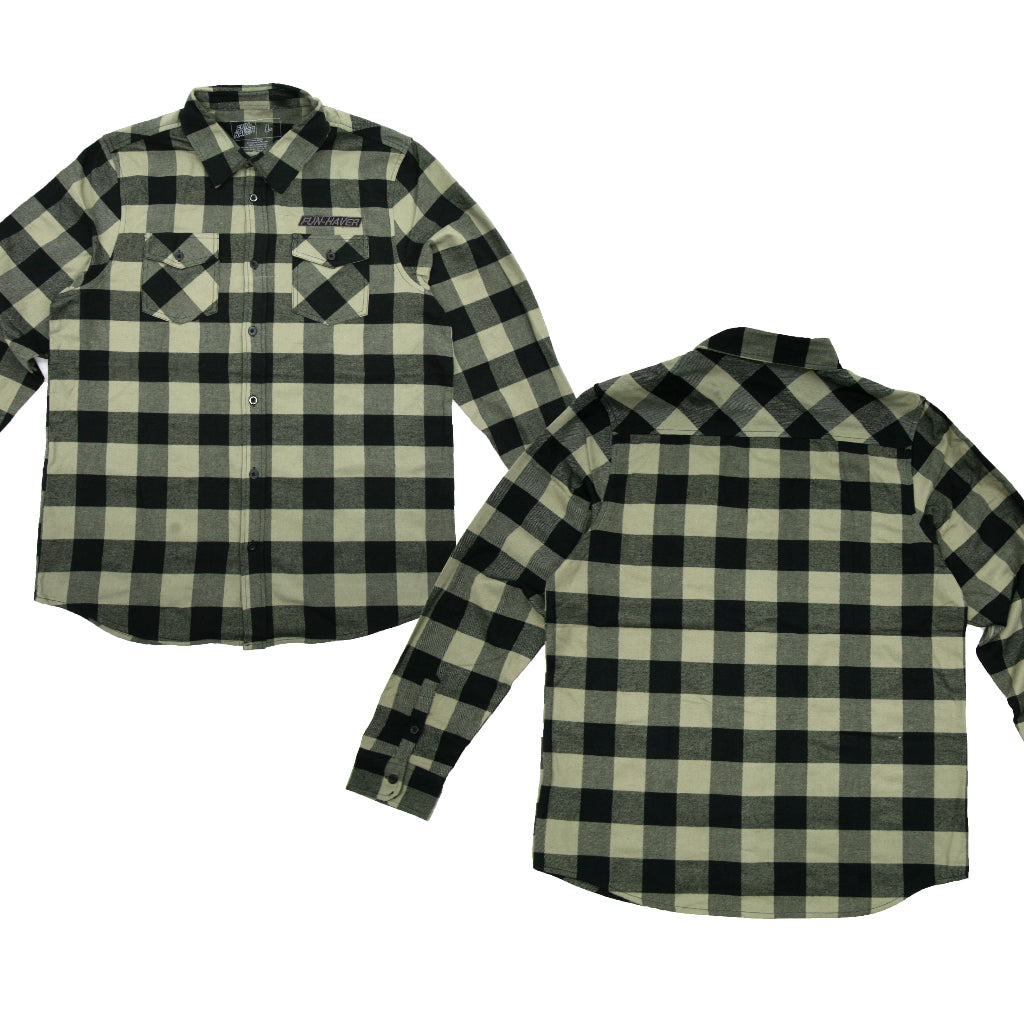 Olive Core Flannel from FUN HAVER