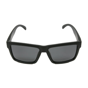 Front Fun-Haver Dark Storm Striker Sunglasses with matte black design and lenses