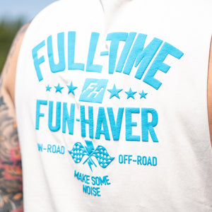 Full Time Fun Ecru Tank | Muscle-Tee by Fun Haver