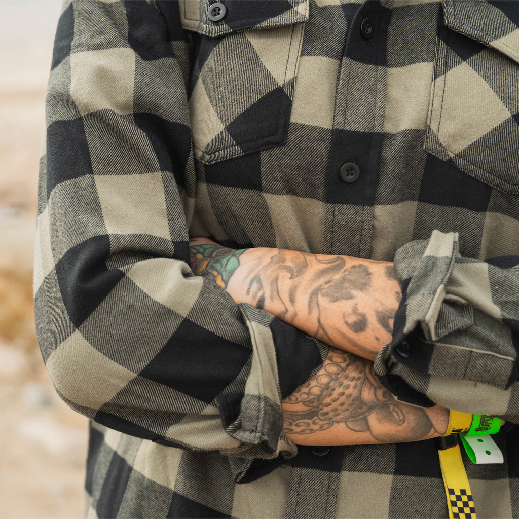 Olive Core Flannel from FUN-HAVER