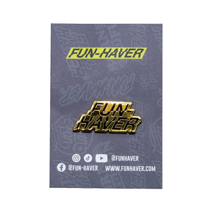 Fun Haver Gold Enamel Pin – Limited Edition Flair