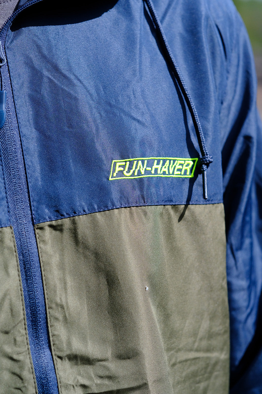 Fun-Haver Army/Navy Windbreaker Jacket