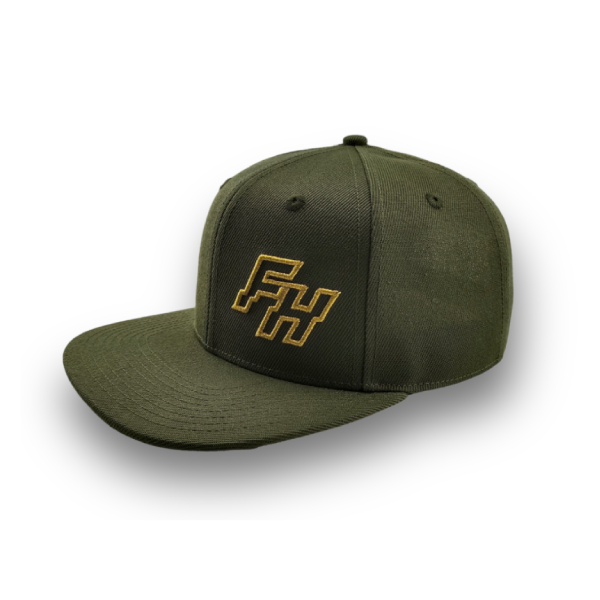 Fun-Haver Military Green and Gold Hat