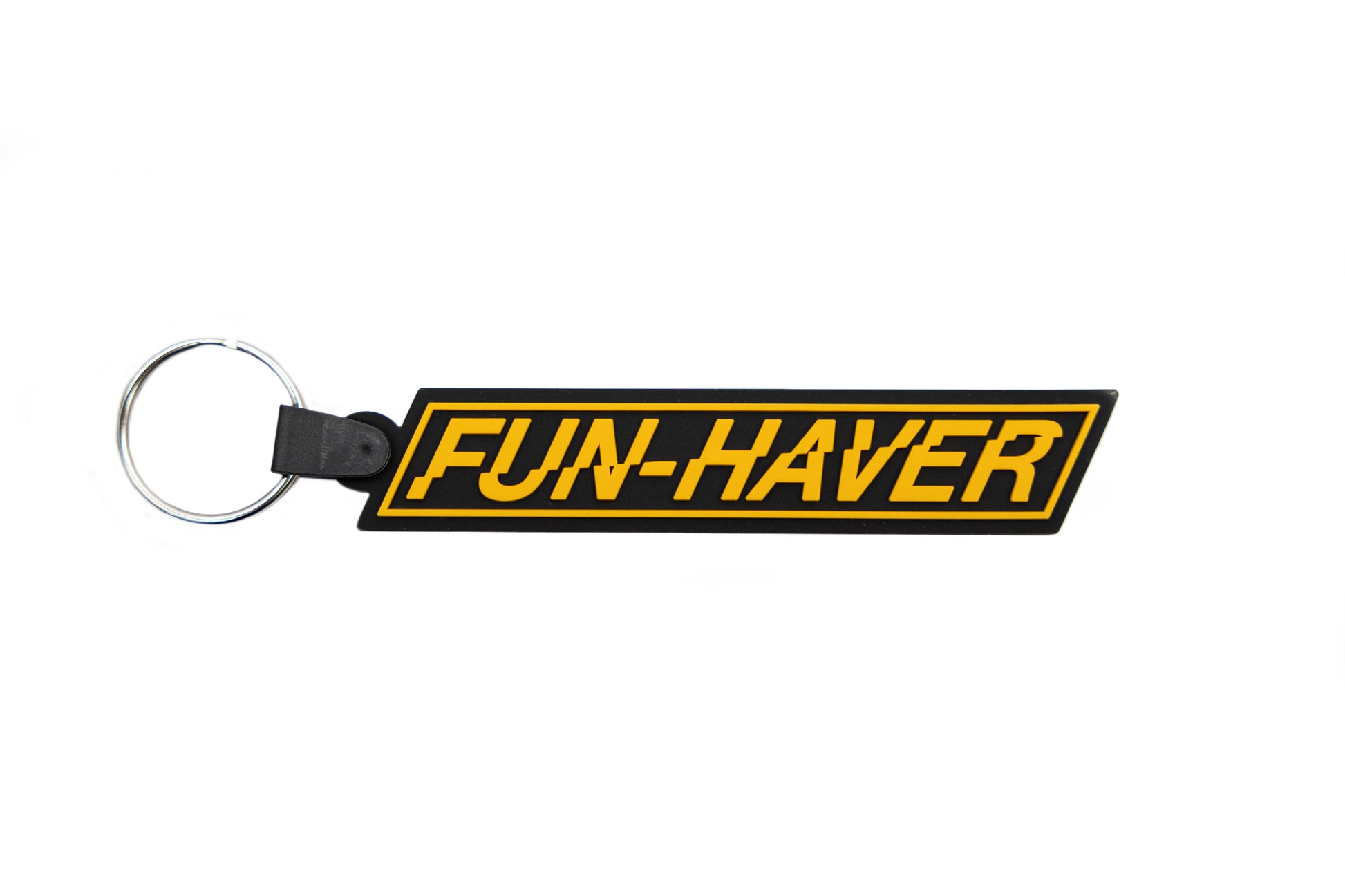 Fun-Haver Logo Keychain – Stylish Everyday Essential