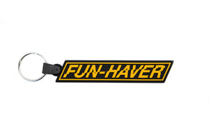 Fun-Haver Logo Keychain – Stylish Everyday Essential