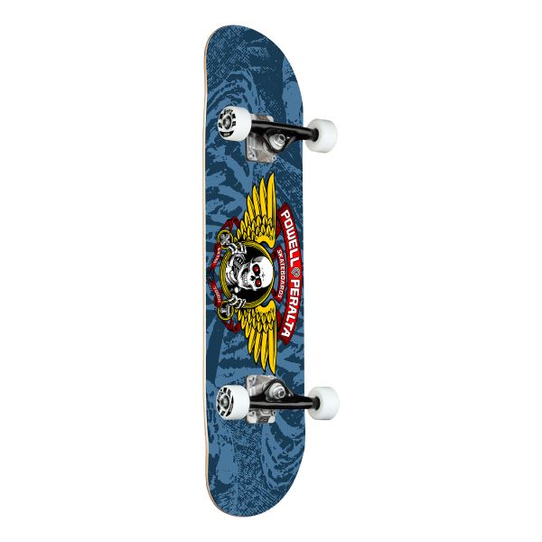 POWELL PERALTA WINGED RIPPER COMPLETE-8.0&quot; BLUE Skateboards Eastern Skateboard Supply 