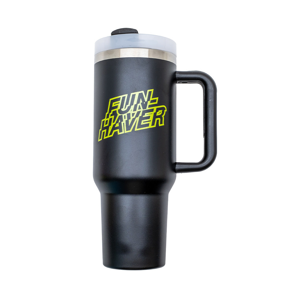 Fun-haver black 40oz tumbler