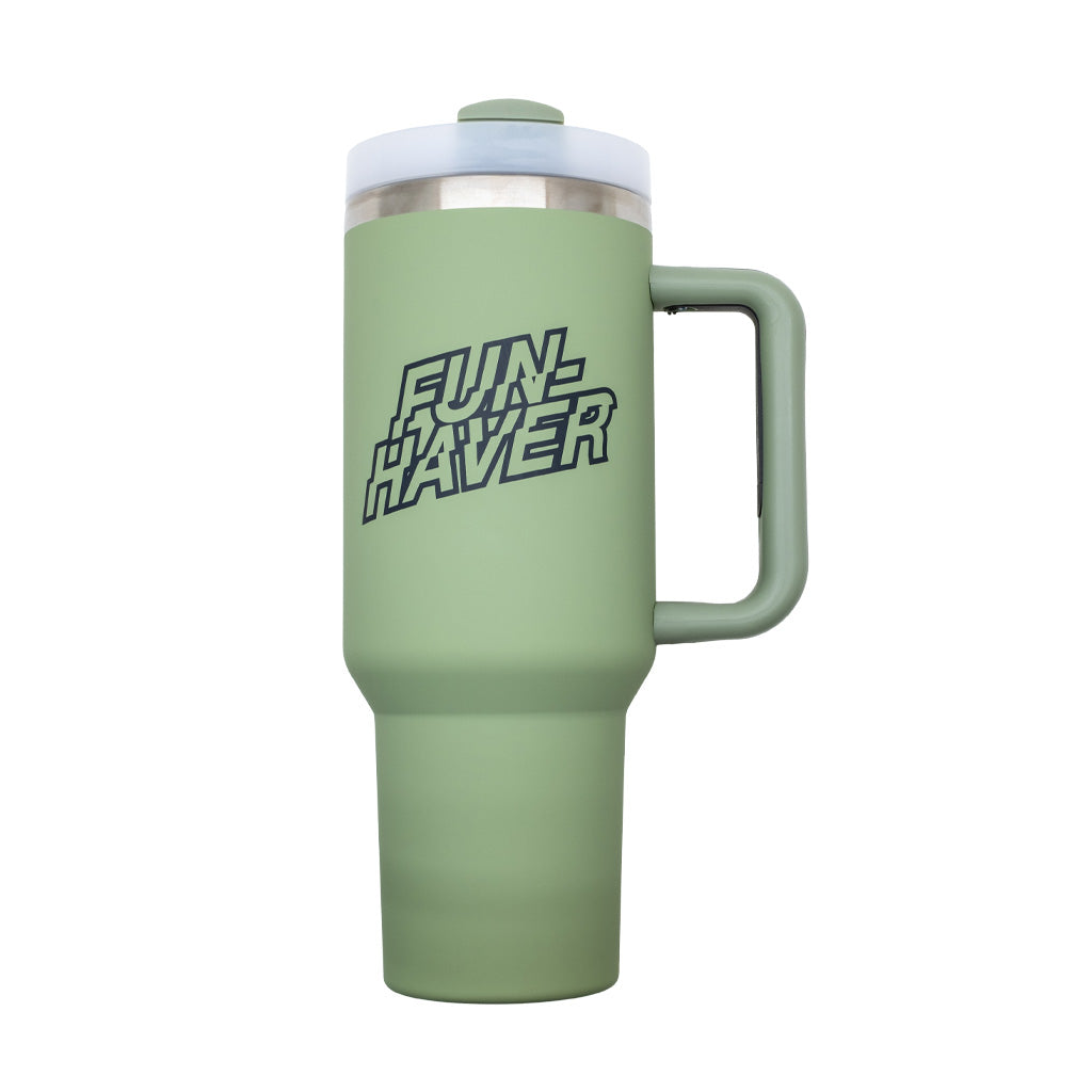 Fun-haver sage green 40oz tumbler