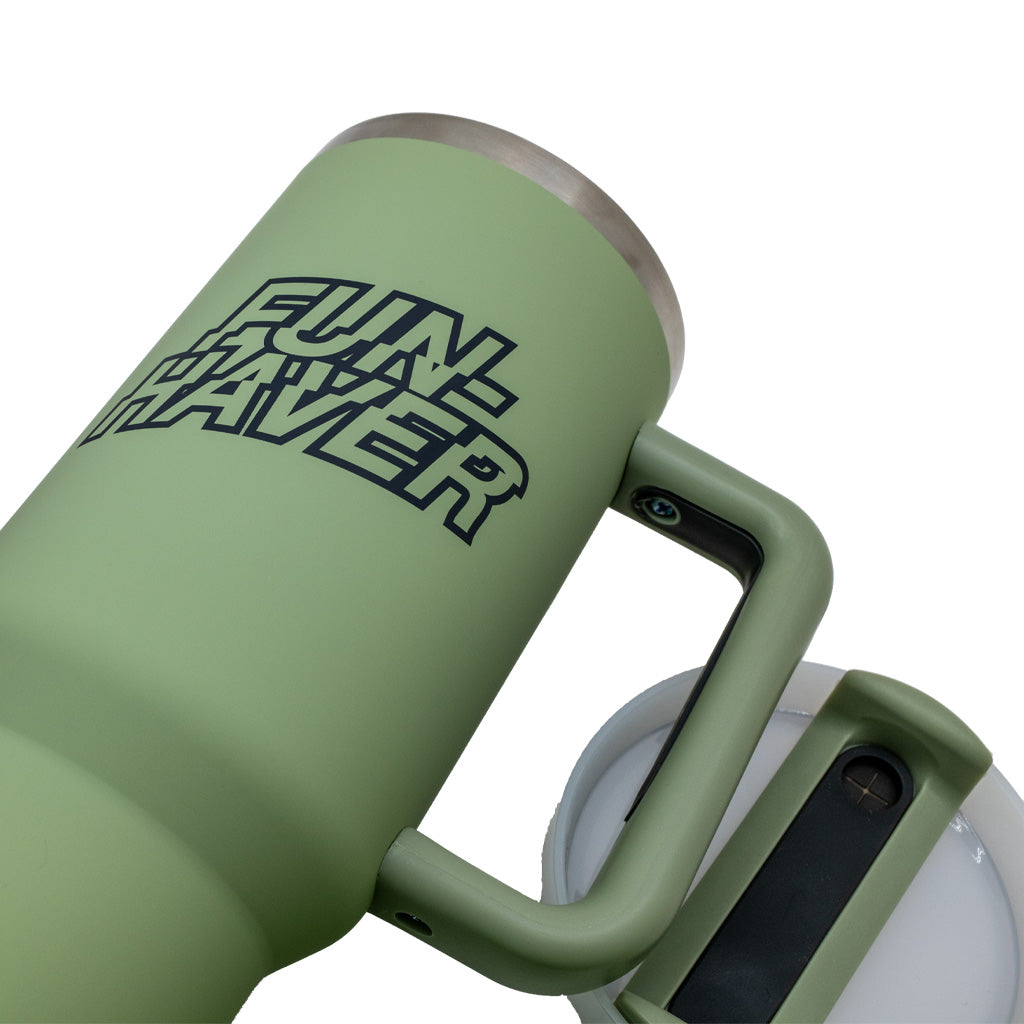 Fun-haver sage green details 40oz tumbler