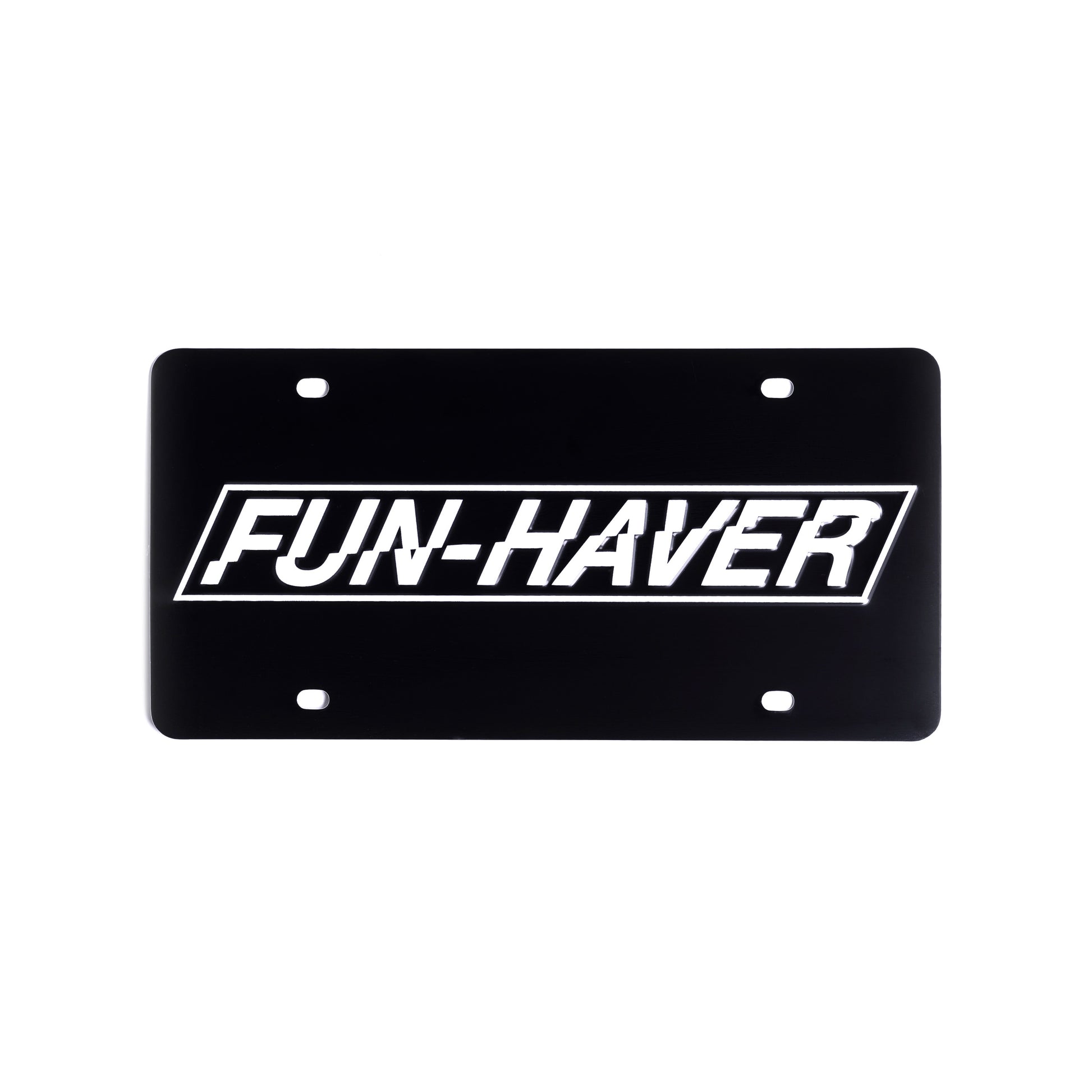 FUN-HAVER license plate frame