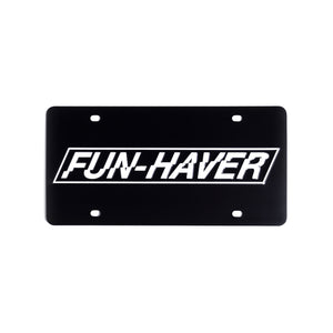 FUN-HAVER license plate frame