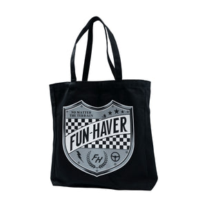 Fun-Haver® Shield Logo Tote Bag front view