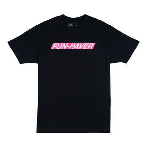 Front view of the Black Fun-Haver Energy T-Shirt