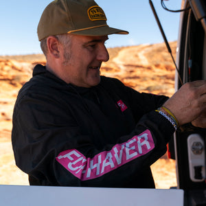 Fun-Haver wearing the Black Fun-Haver Energy Windbreaker Anorak Jacket 