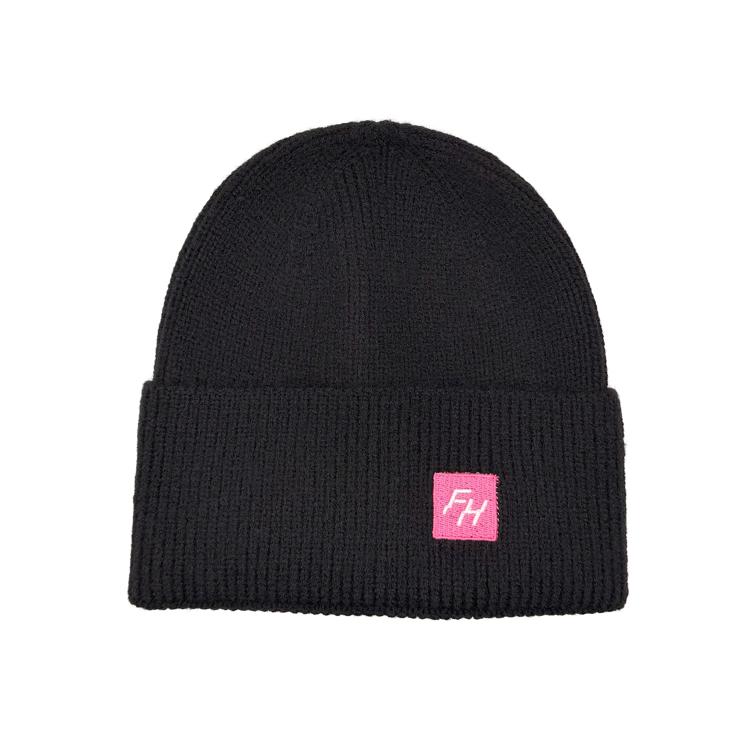 Black Fun-Haver Energy Watch Cuffed Beanie