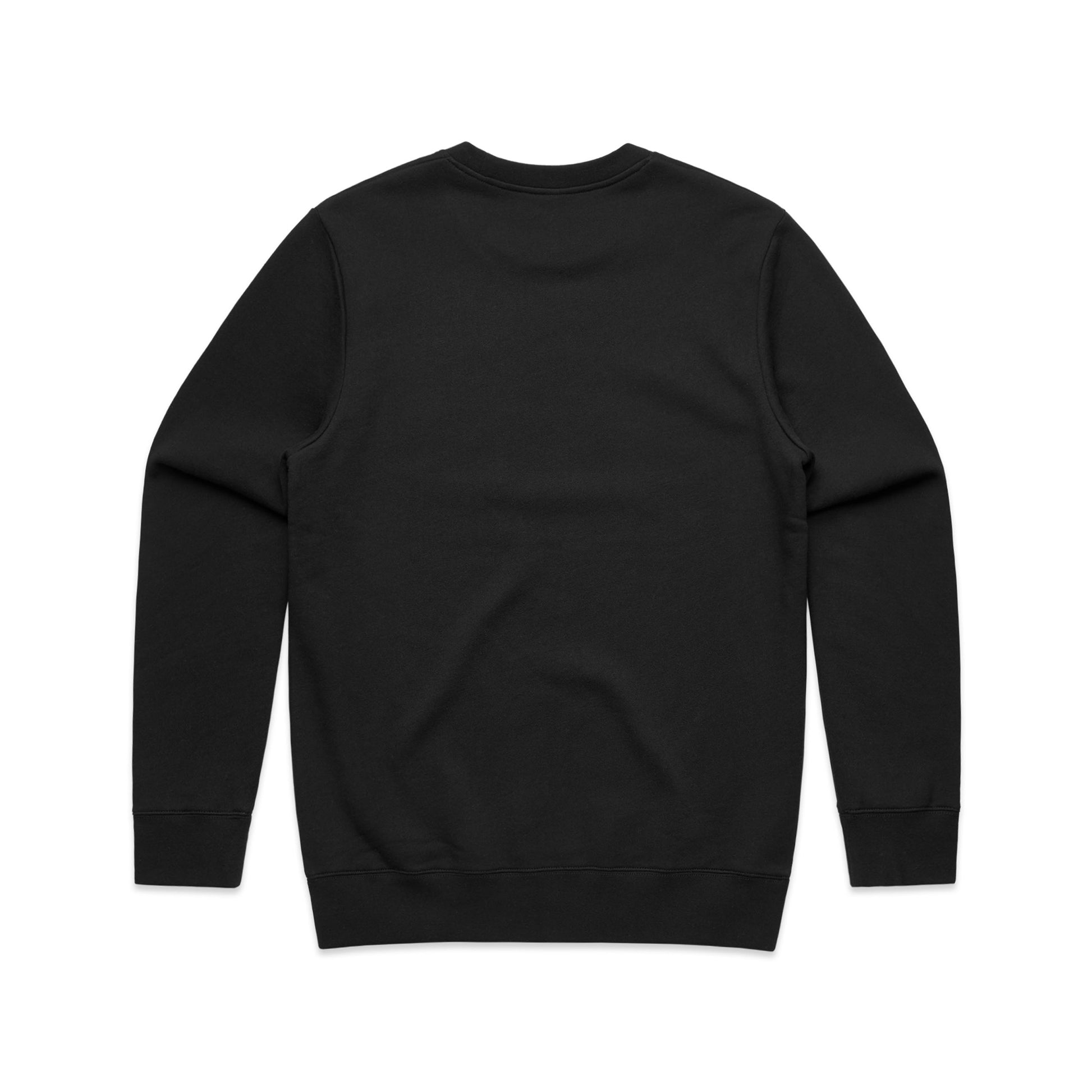 Fun-Haver® Core Crewneck Sweatshirt in Black front view