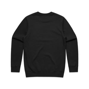 Fun-Haver® Core Crewneck Sweatshirt in Black front view