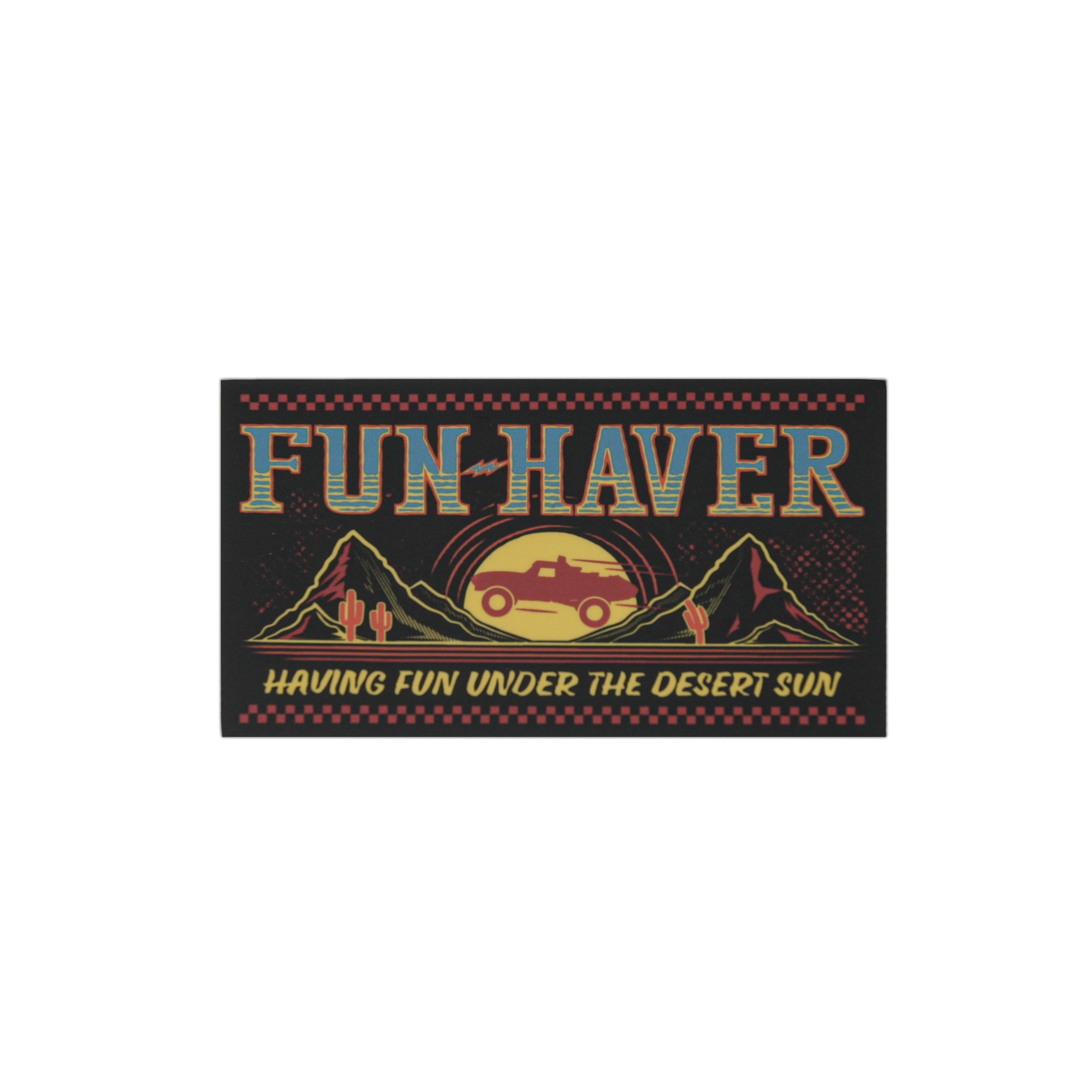 Fun-Haver Thumpers Desert Scene vinyl sticker