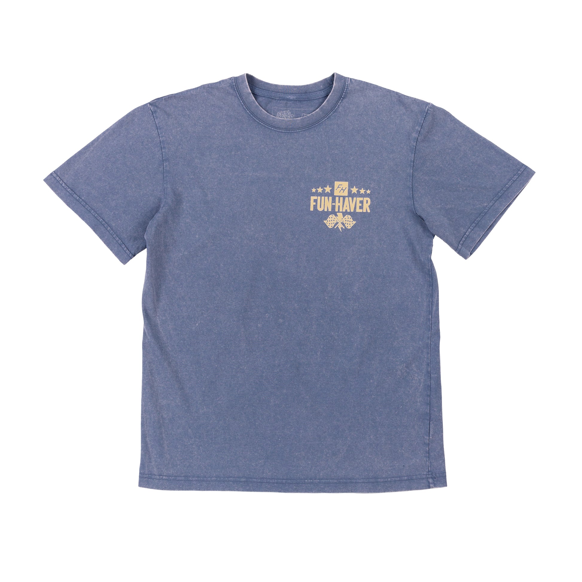 high quality vintage blue t shirt
