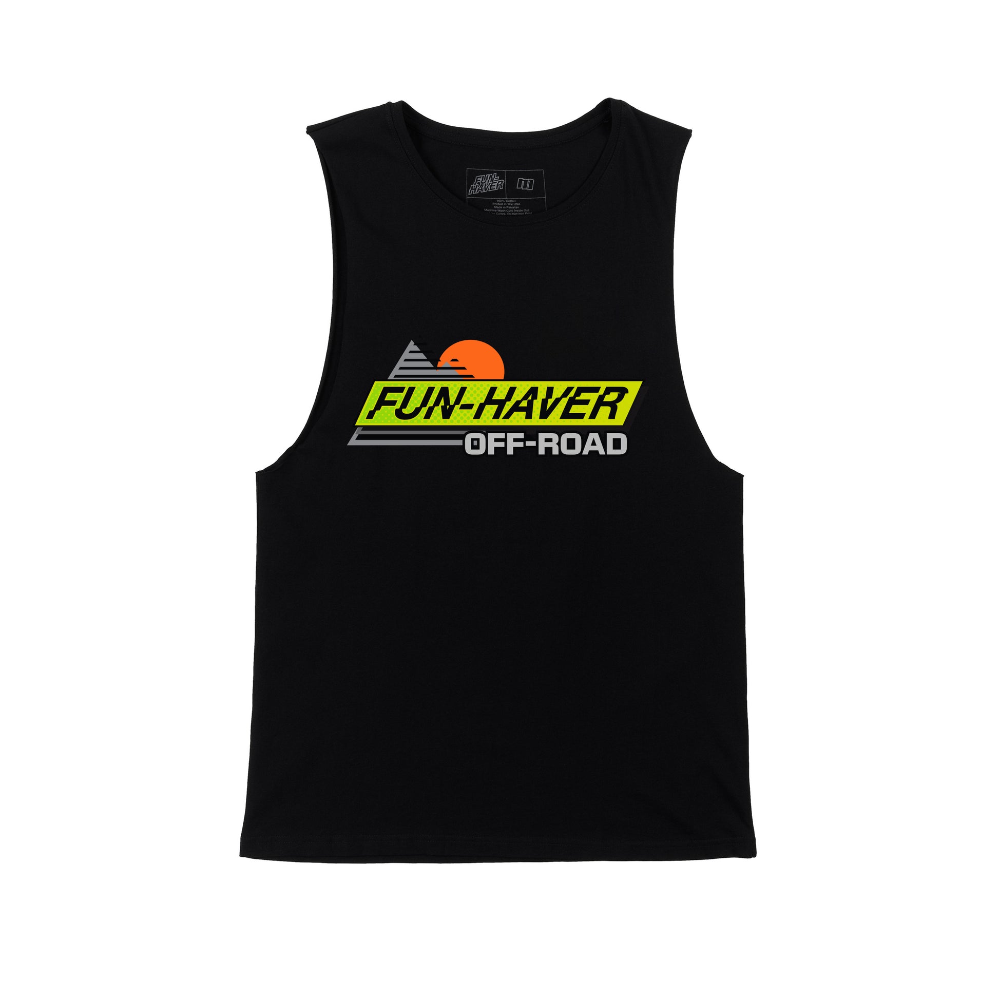 Fun-Haver Off Road Black Tank Top - Front