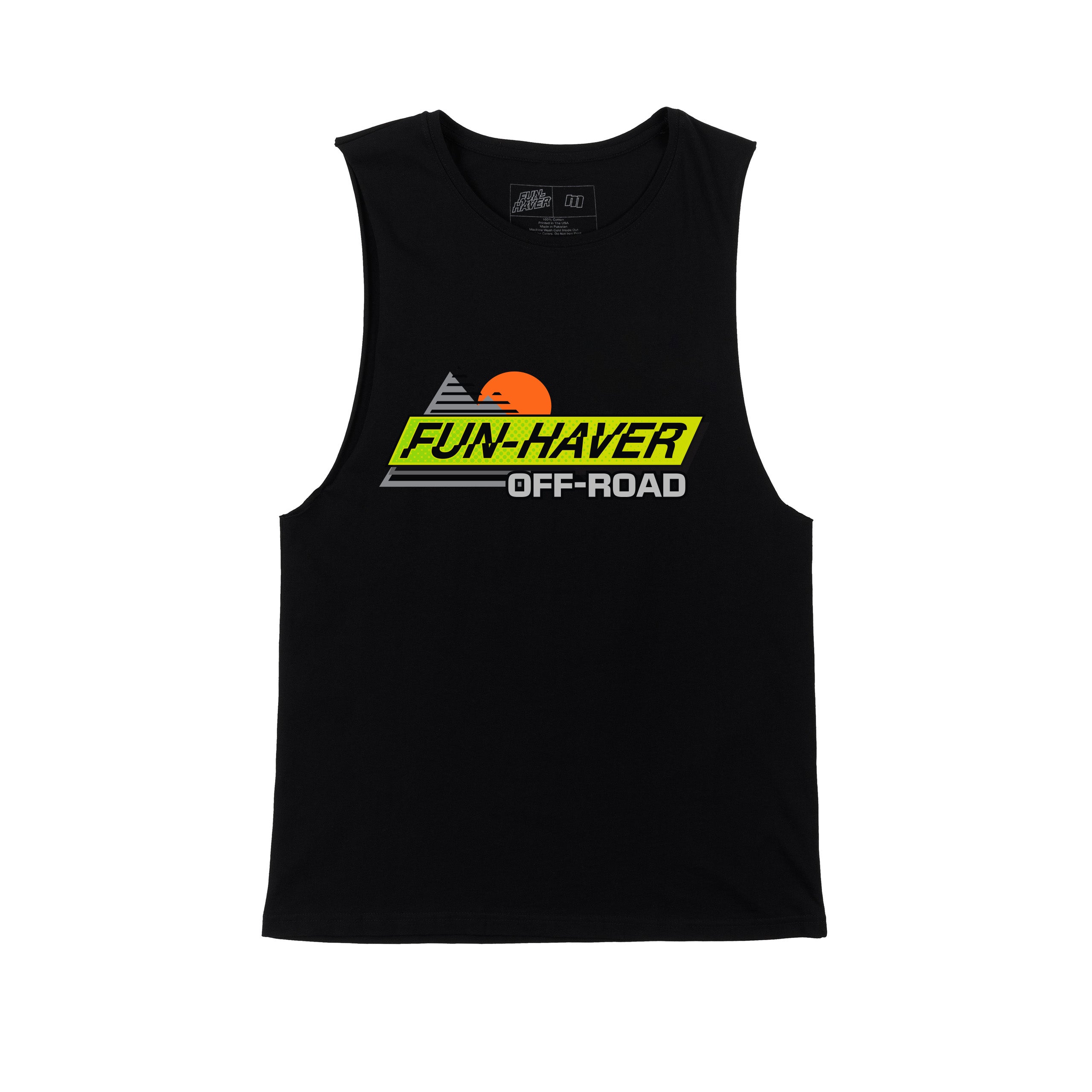 Fun-Haver Off Road Black Tank Top - Front