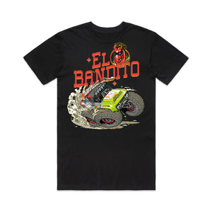 El Bandito Kid's Black Tee - Back