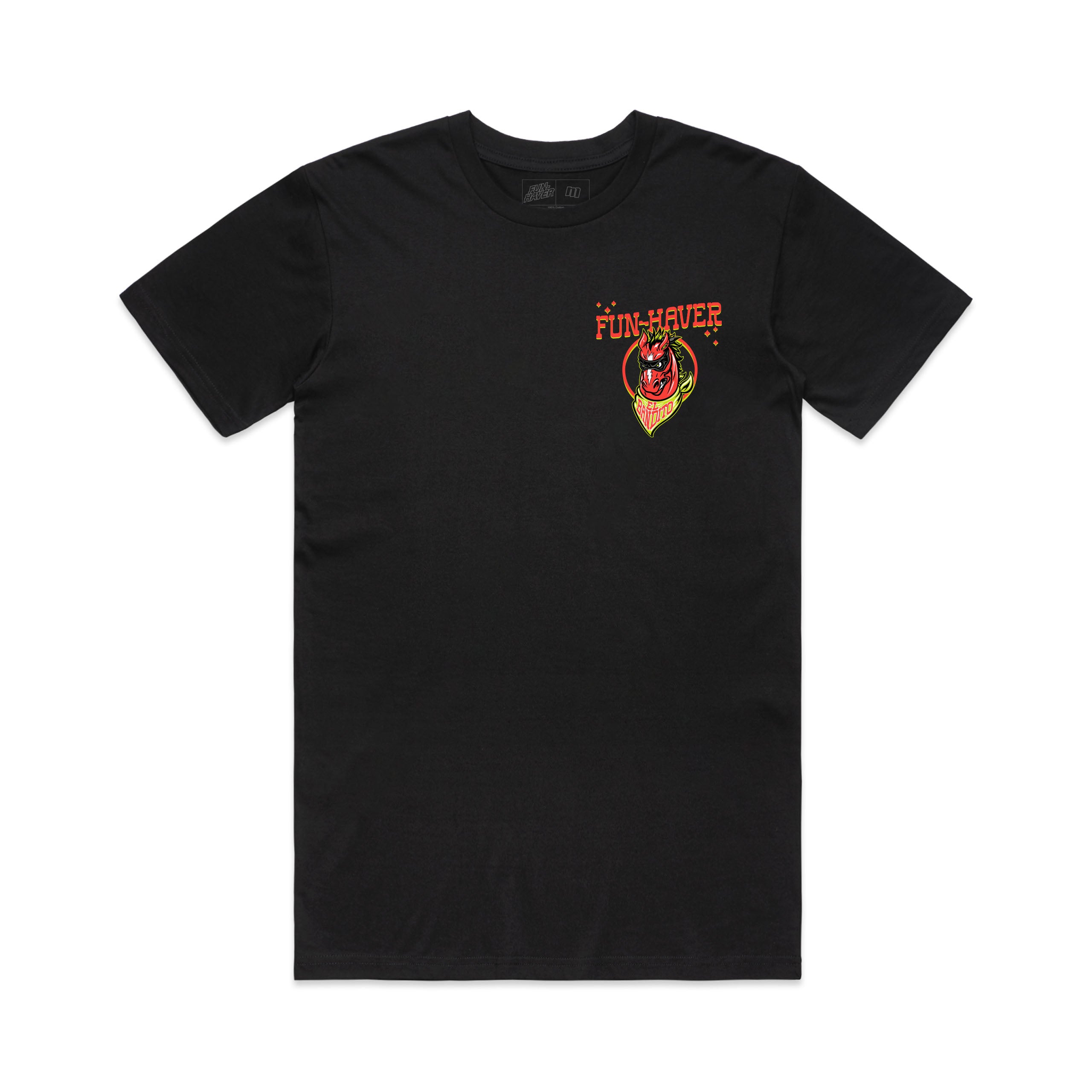 El Bandito Kid's Black Tee - Front