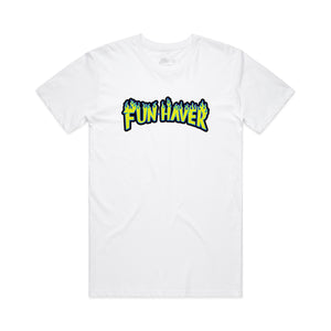 Fun-Haver Skate White Tee - Front