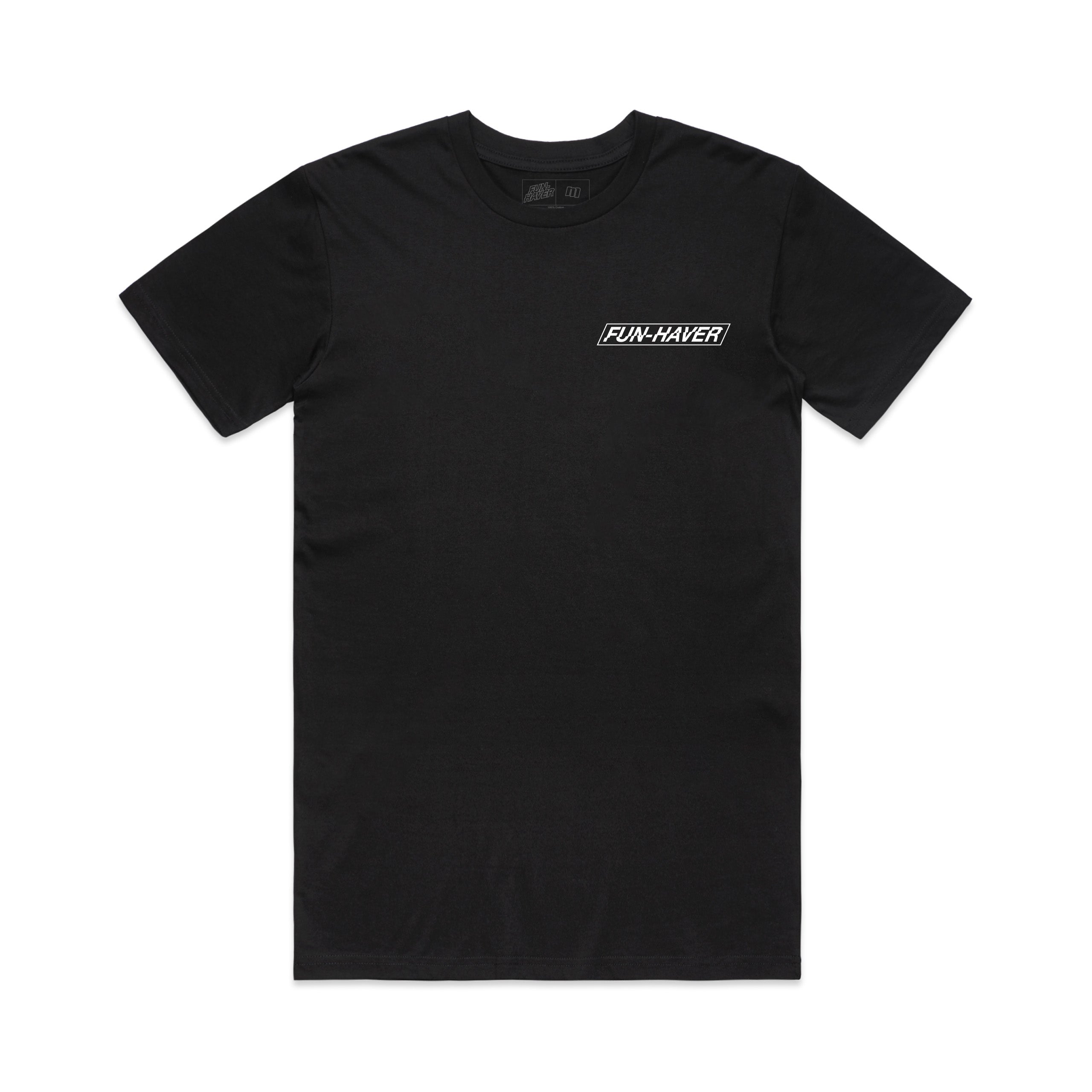 Fun-Haver Core Black Tee - Front