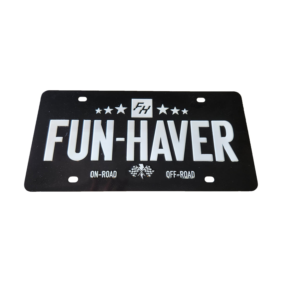 Fun-Haver Metal License Plate
