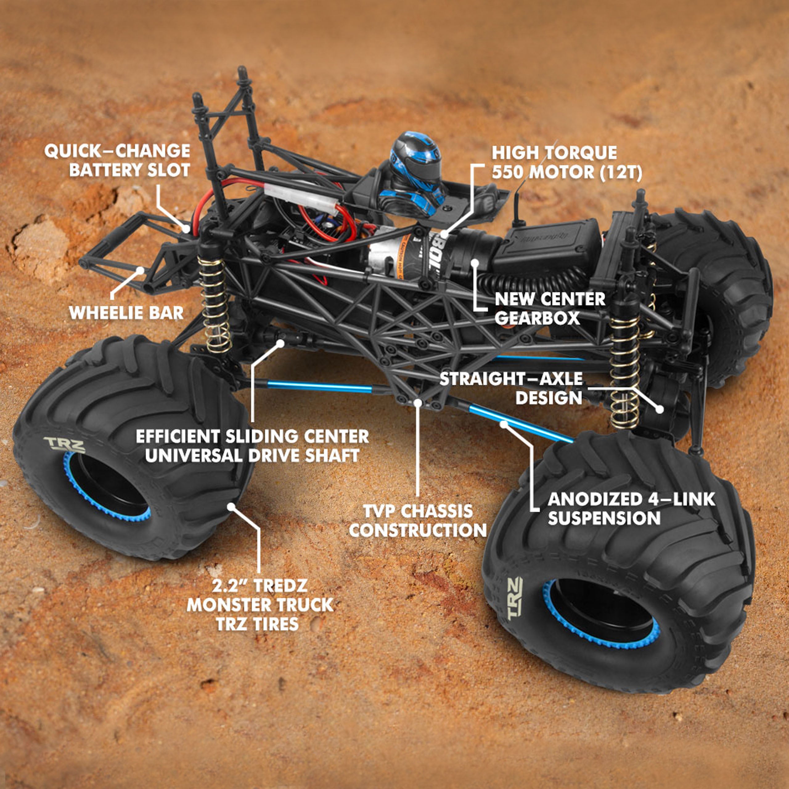 HPI Racing - Monster King Ford Bronco Big Kahuna