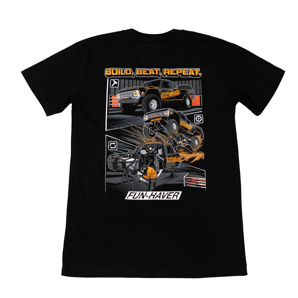 Chris Isenhouer Build Beat Repeat Tee