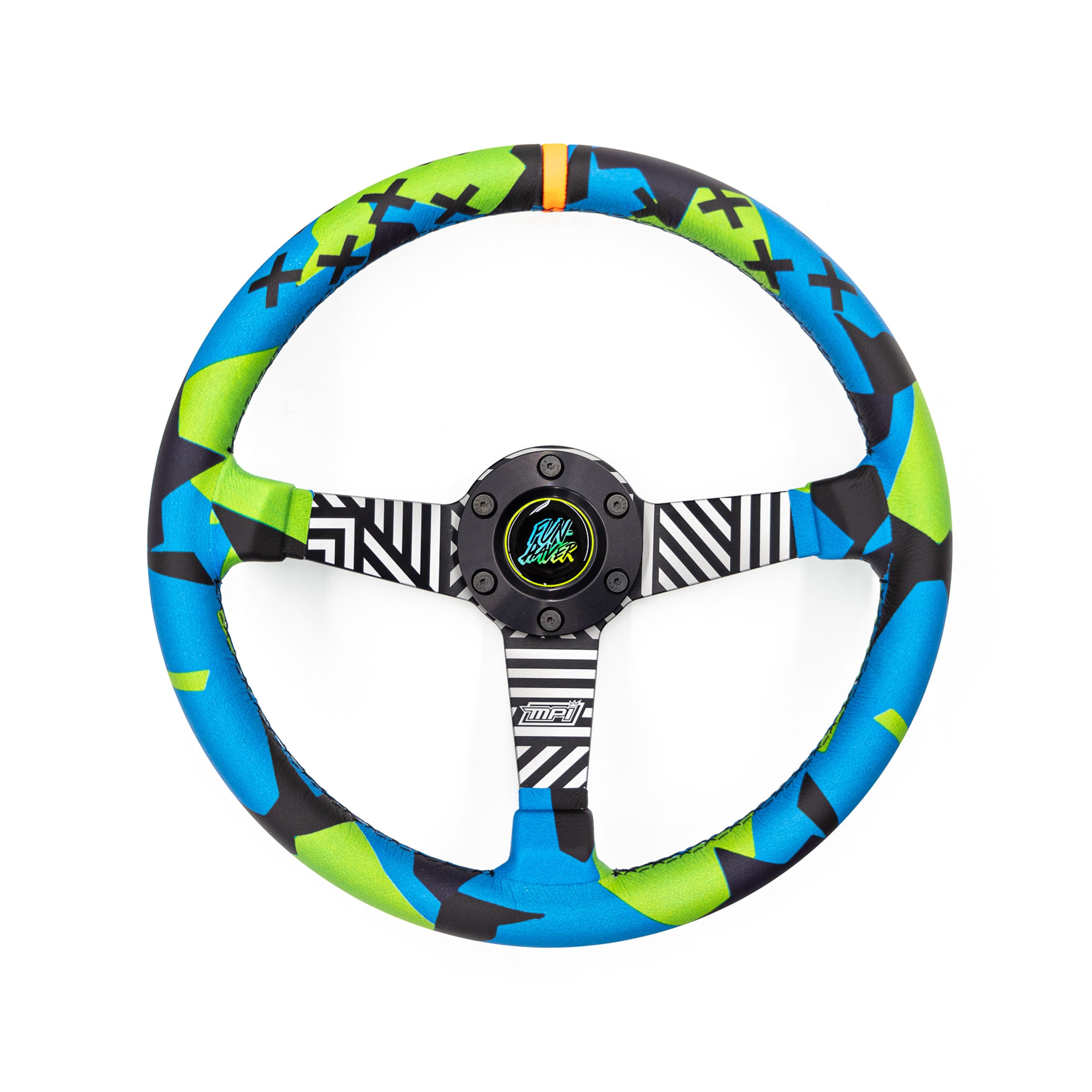 Vaughn Gittin Jr. x MPI Steering Wheel - Drift Green
