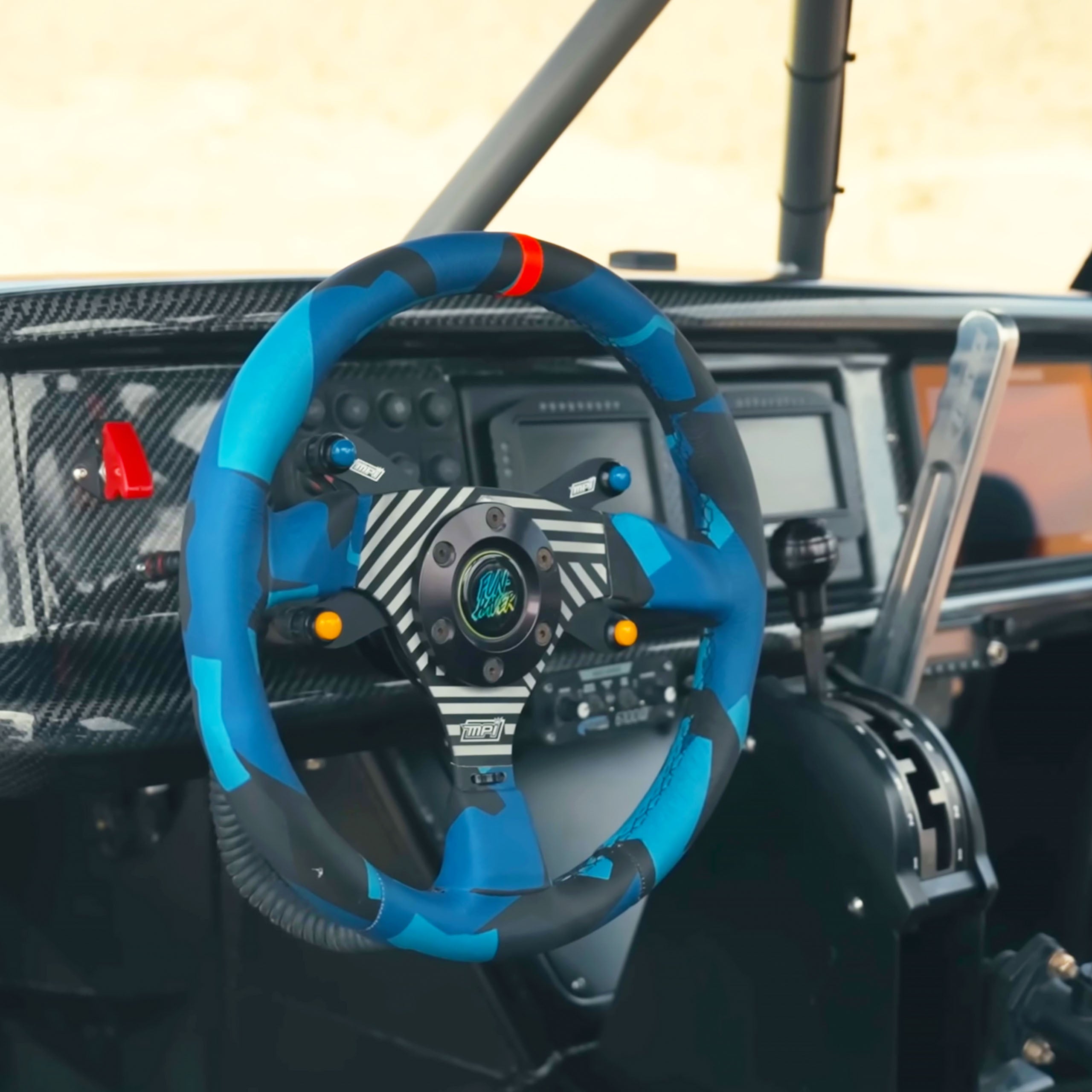 Vaughn Gittin Jr. x MPI Steering Wheel - Offroad Blue