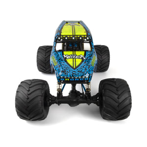 Front view of the Hpi Monster King Big Kahuna Radio Controlled Toy Monster Truck.