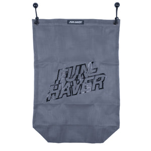 Front view of the Grey Fun-Haver Trail Bag.