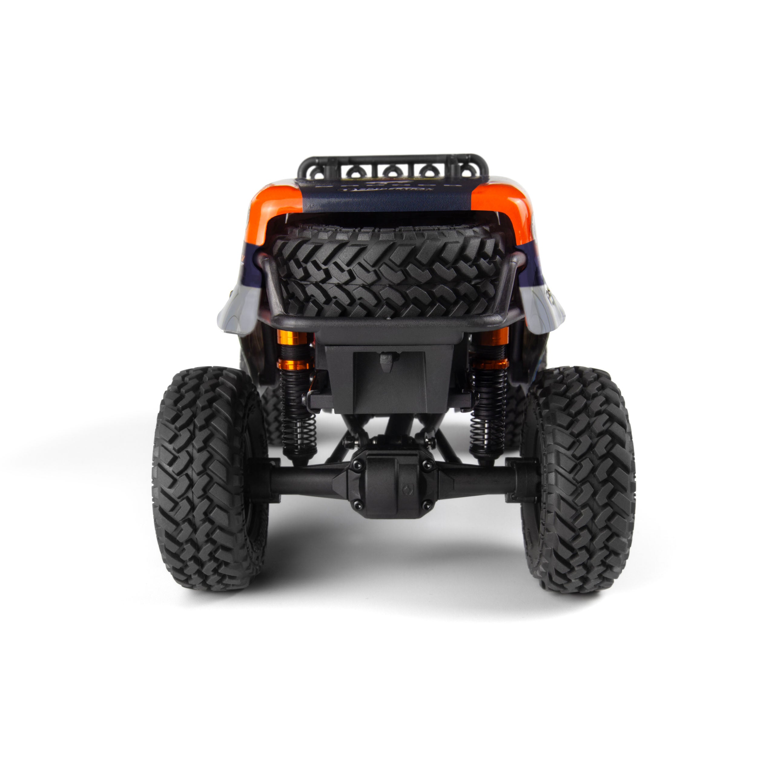 Back view of the Fun-Haver Loren Healy Hpi Venture 18 1/10th RC Ultra4 Bronco.