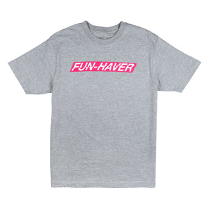 Front view of the Athletic Heather Fun-Haver Energy T-Shirt.